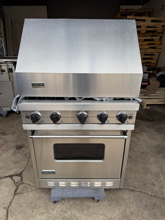 Viking Range 30" + Viking Hood Combo VGIC305-4BSS (2001)