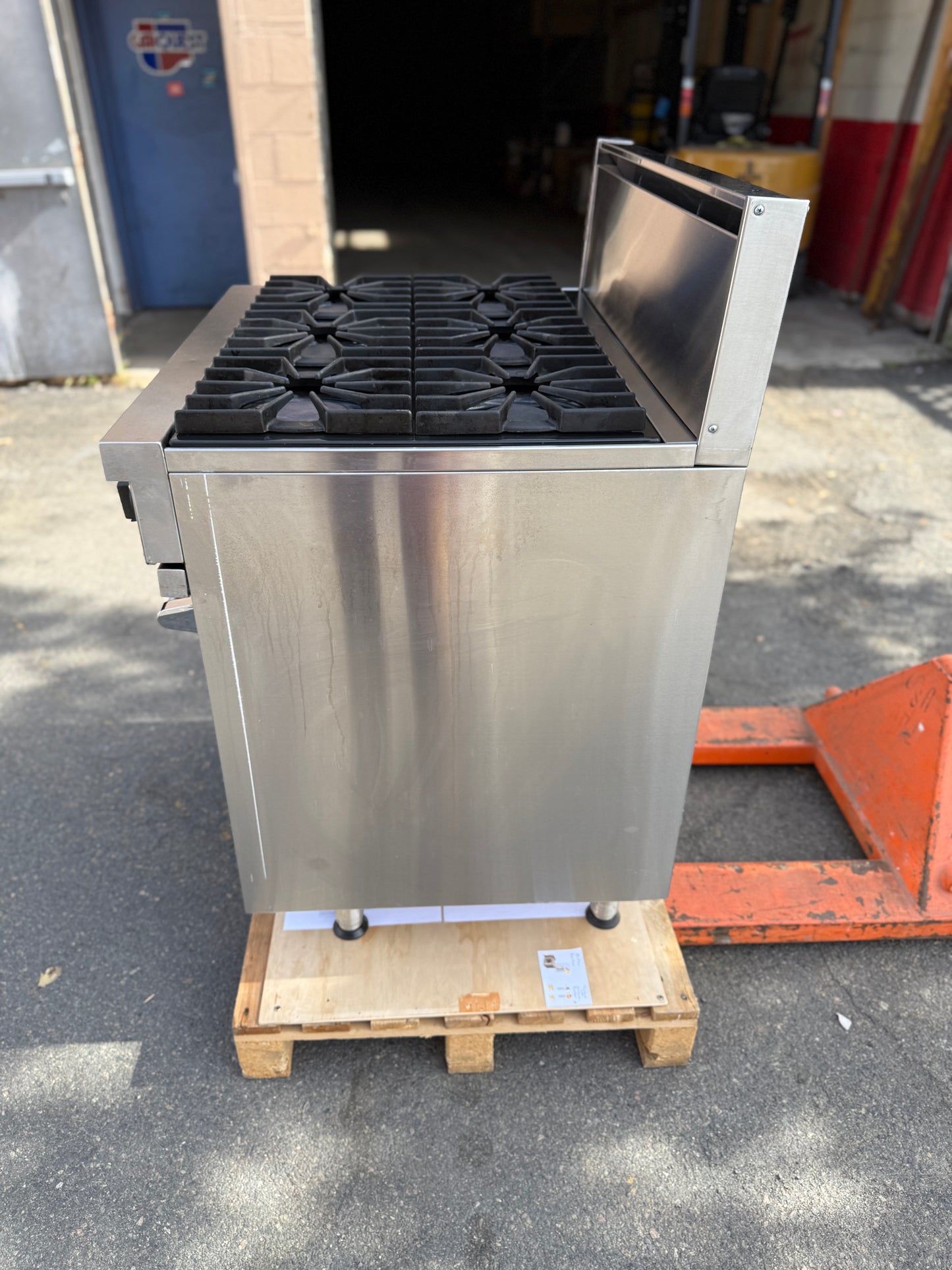 Viking Professional Range 36" - 6 Open Burner - VGRC365-6BDSs