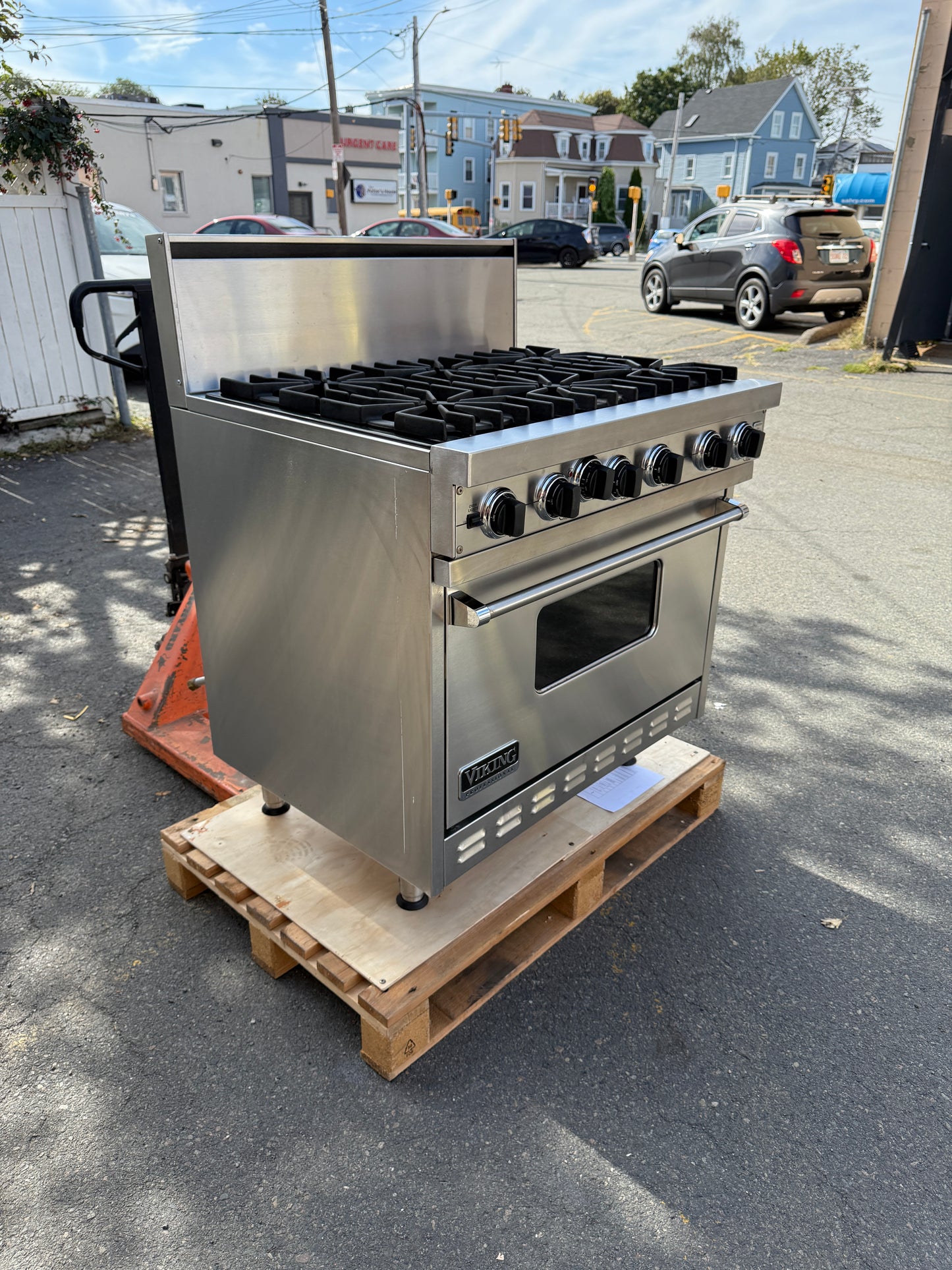 Viking Professional Range 36" - 6 Open Burner - VGRC365-6BDSs