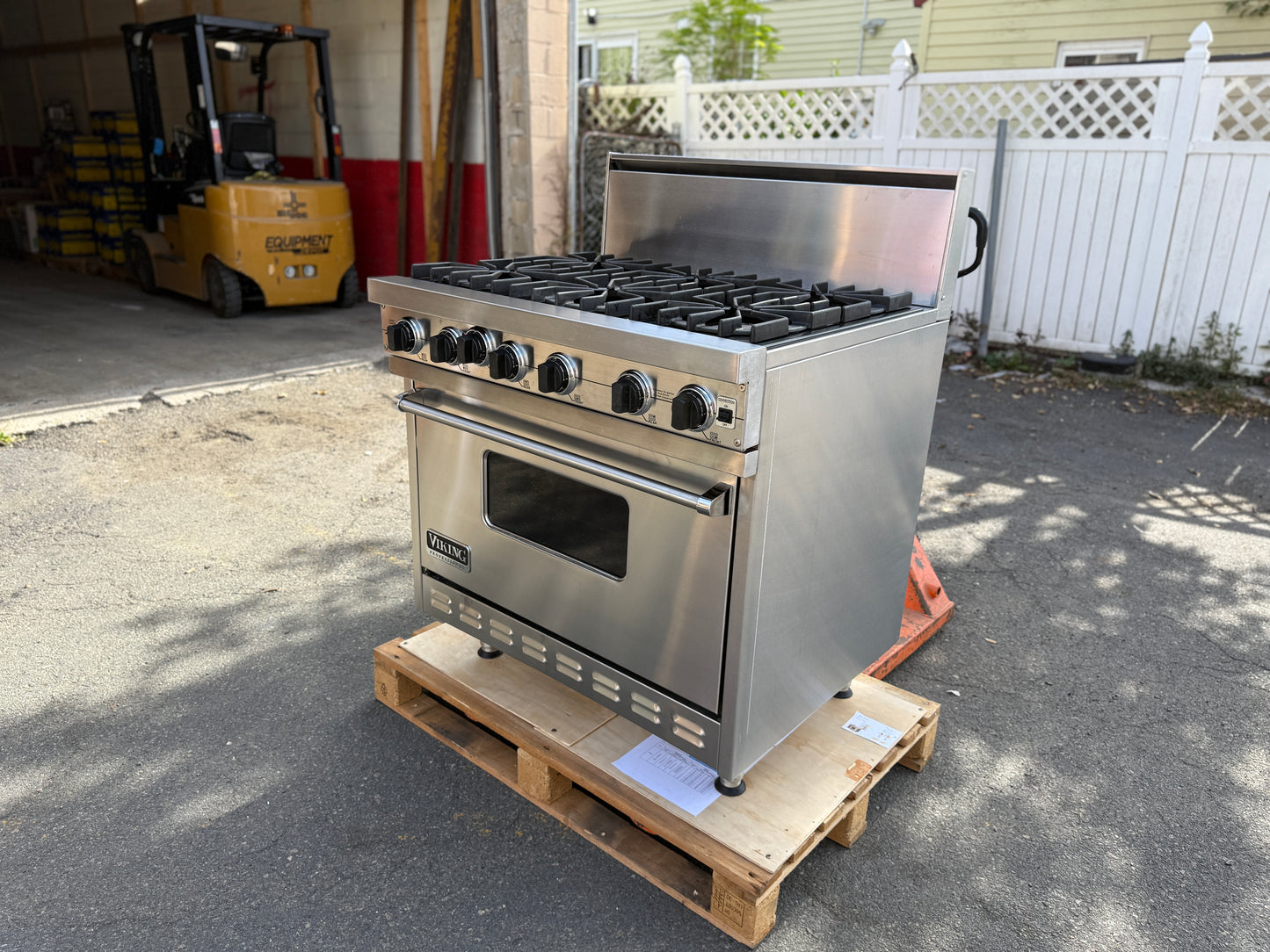 Viking Professional Range 36" - 6 Open Burner - VGRC365-6BDSs