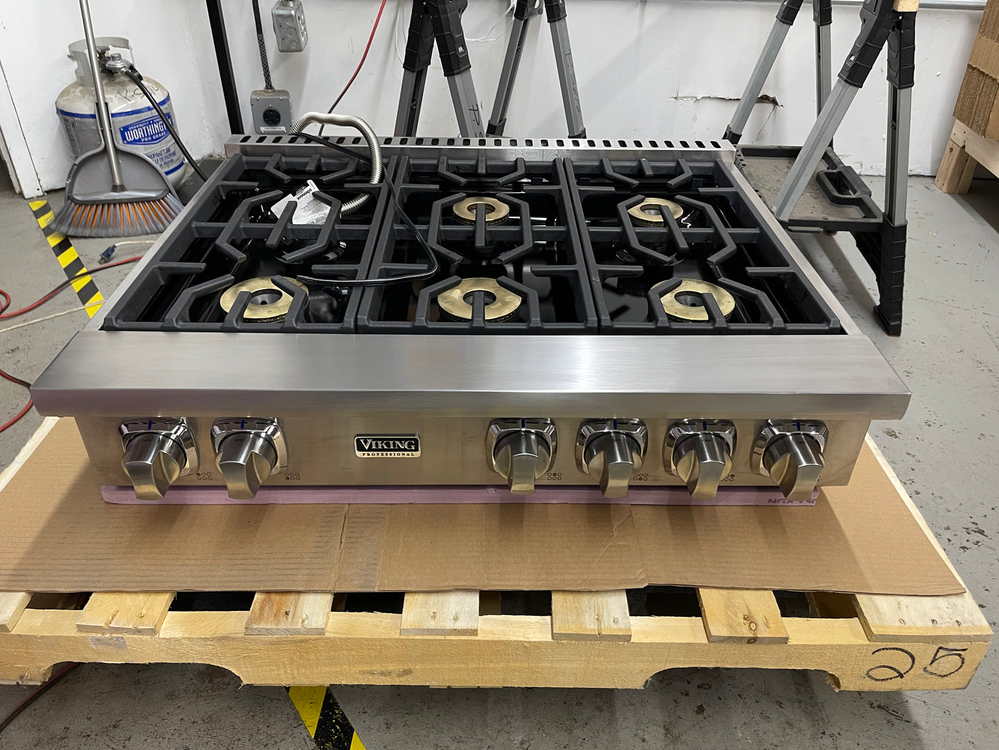 Viking VGRT7366BSS — 36″ Gas Rangetop